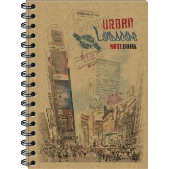 Записная книга В6, 96 листов KRAFT