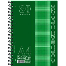 Колледж-блок А4+, 80 листов на спирали (серия Spiral Block-2)